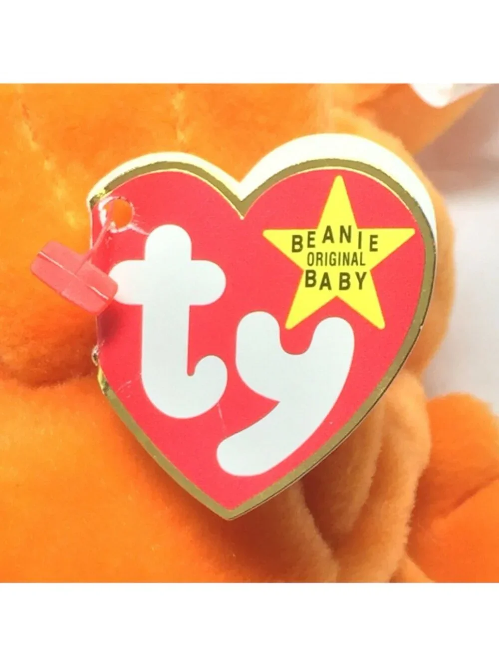 Ty Beanie Baby Goldie Goldfish Plush Orange Stuffed Animal Tag November 14 1994